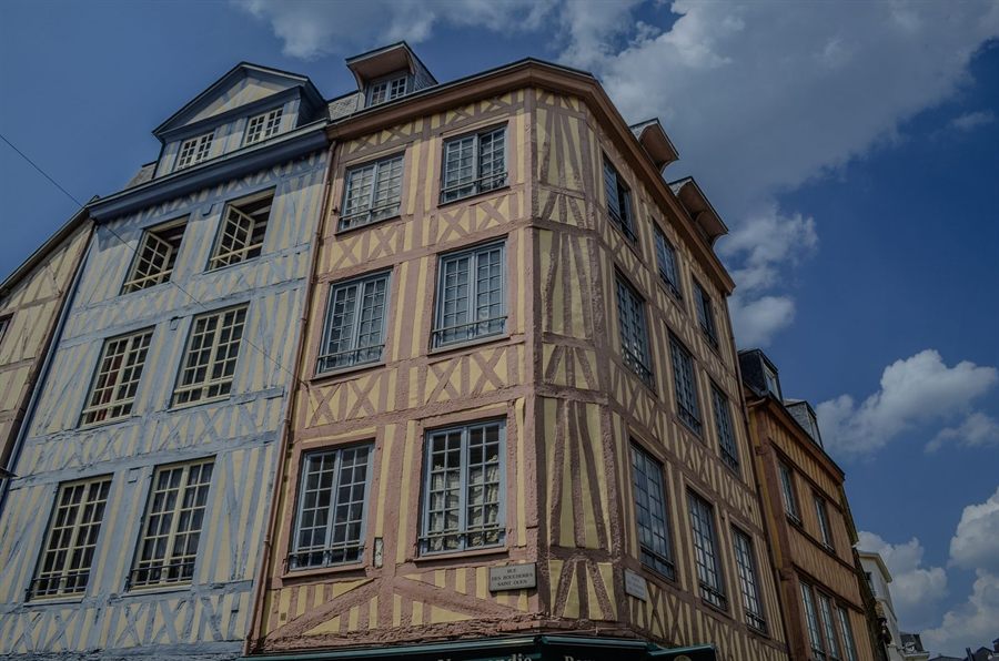 Half-timbered house in Rouen